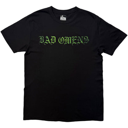Bad Omens Green Angel T-shirt Front