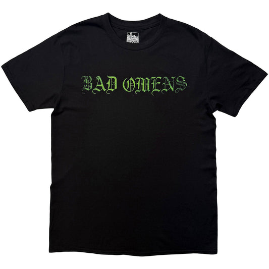 Bad Omens Green Angel T-shirt Front