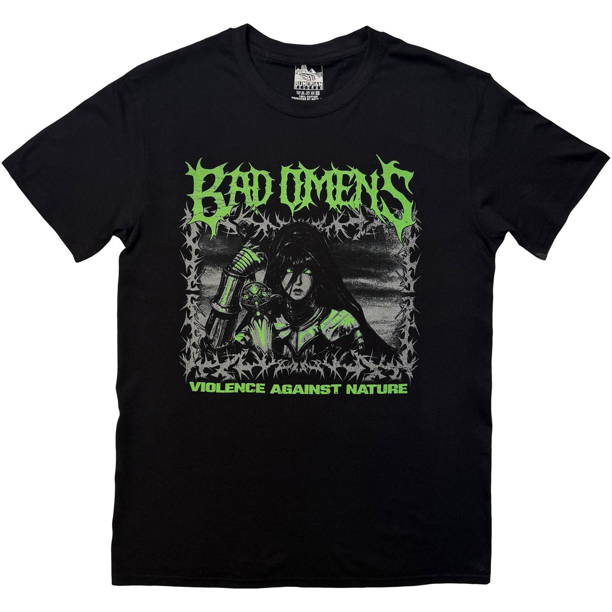 Bad Omens Anime Warrior T-shirt Front