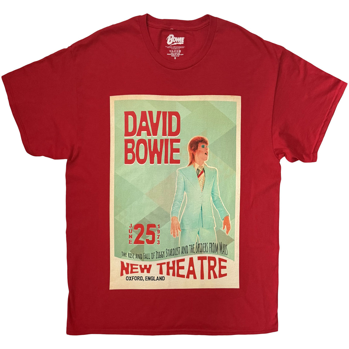 David Bowie Oxford T-shirt Front