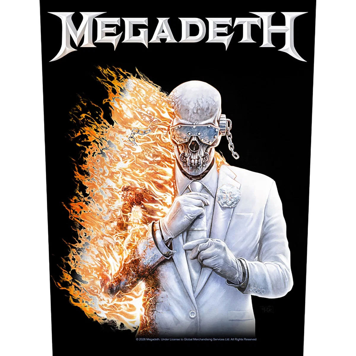Megadeth Back Patch Front