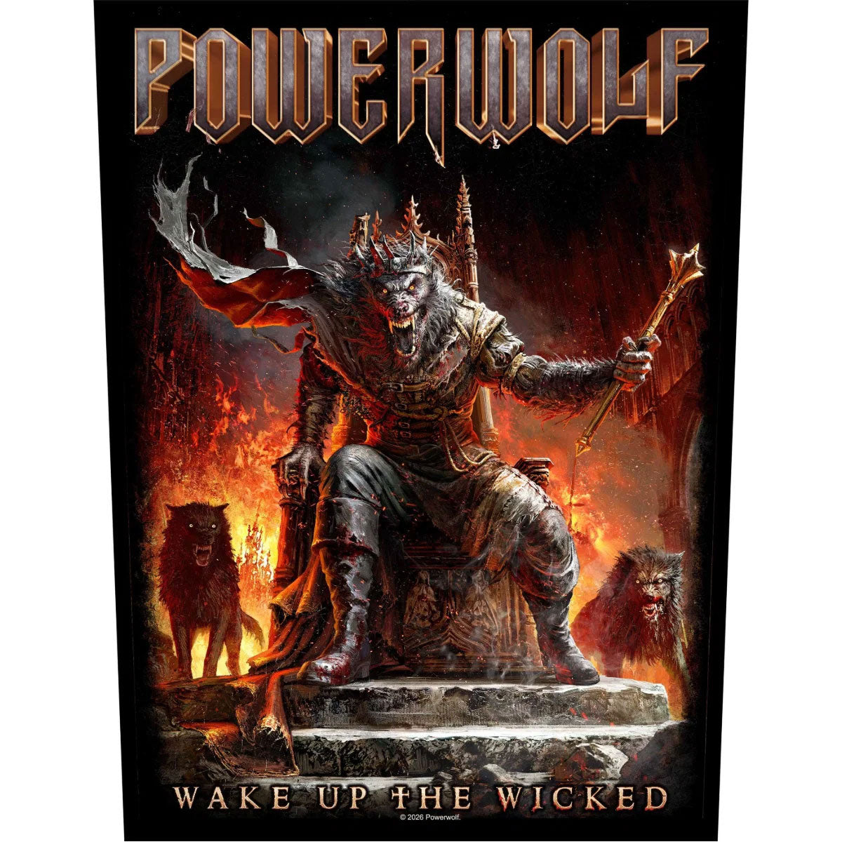 Powerwolf Wake Up The Wicked Back Patch Front