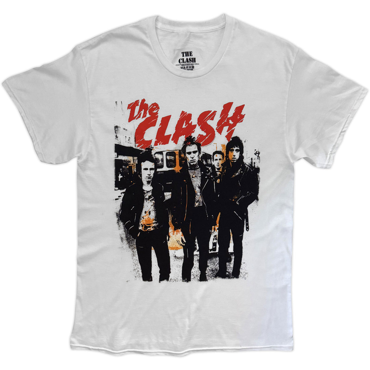 Clash Riot Band Photo T-shirt Front