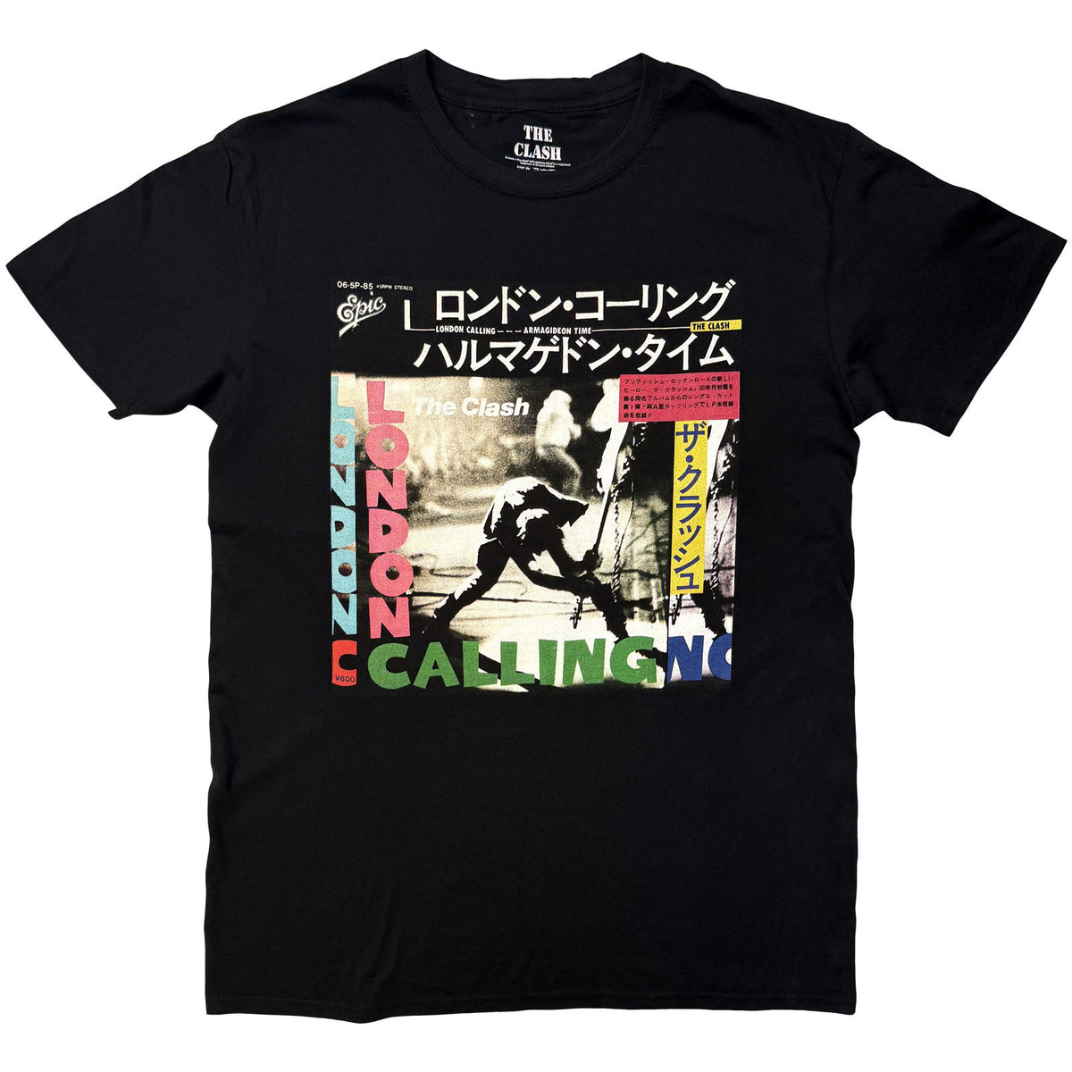 Clash London Calling Japan T-shirt Front