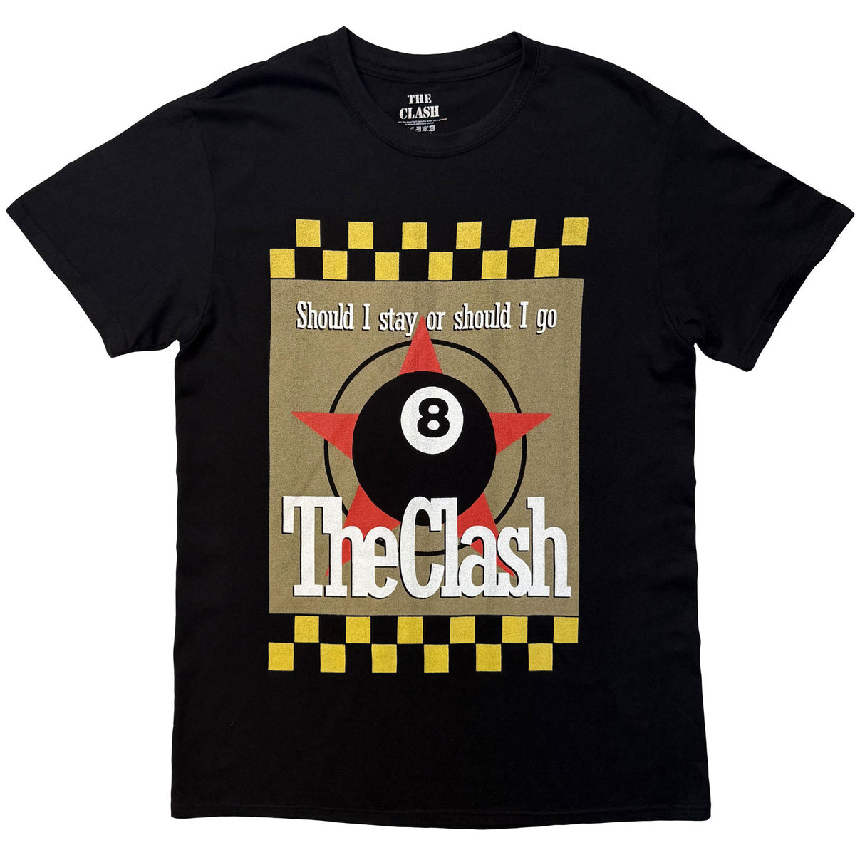 Clash Should I Stay Or Should I Go T-shirt Front