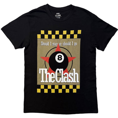 Clash Should I Stay Or Should I Go T-shirt Front