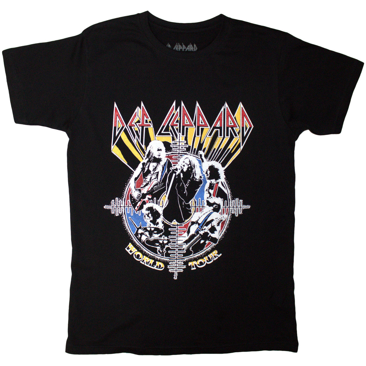 Def Leppard World Tour T-shirt Front