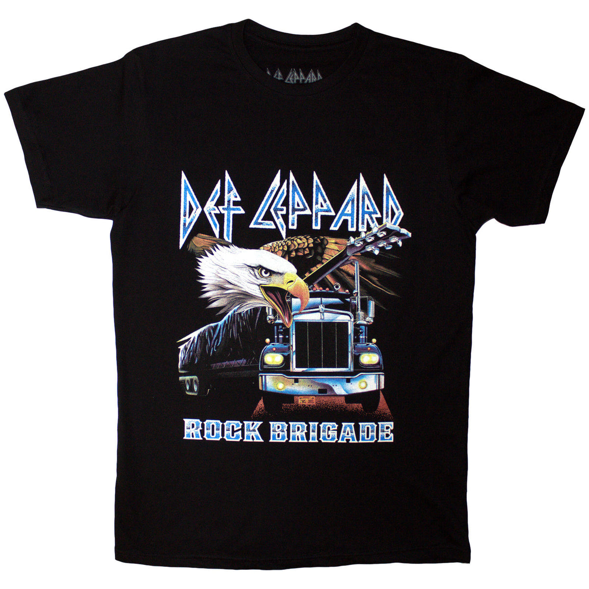 Def Leppard Rock Brigade Truck T-shirt Front