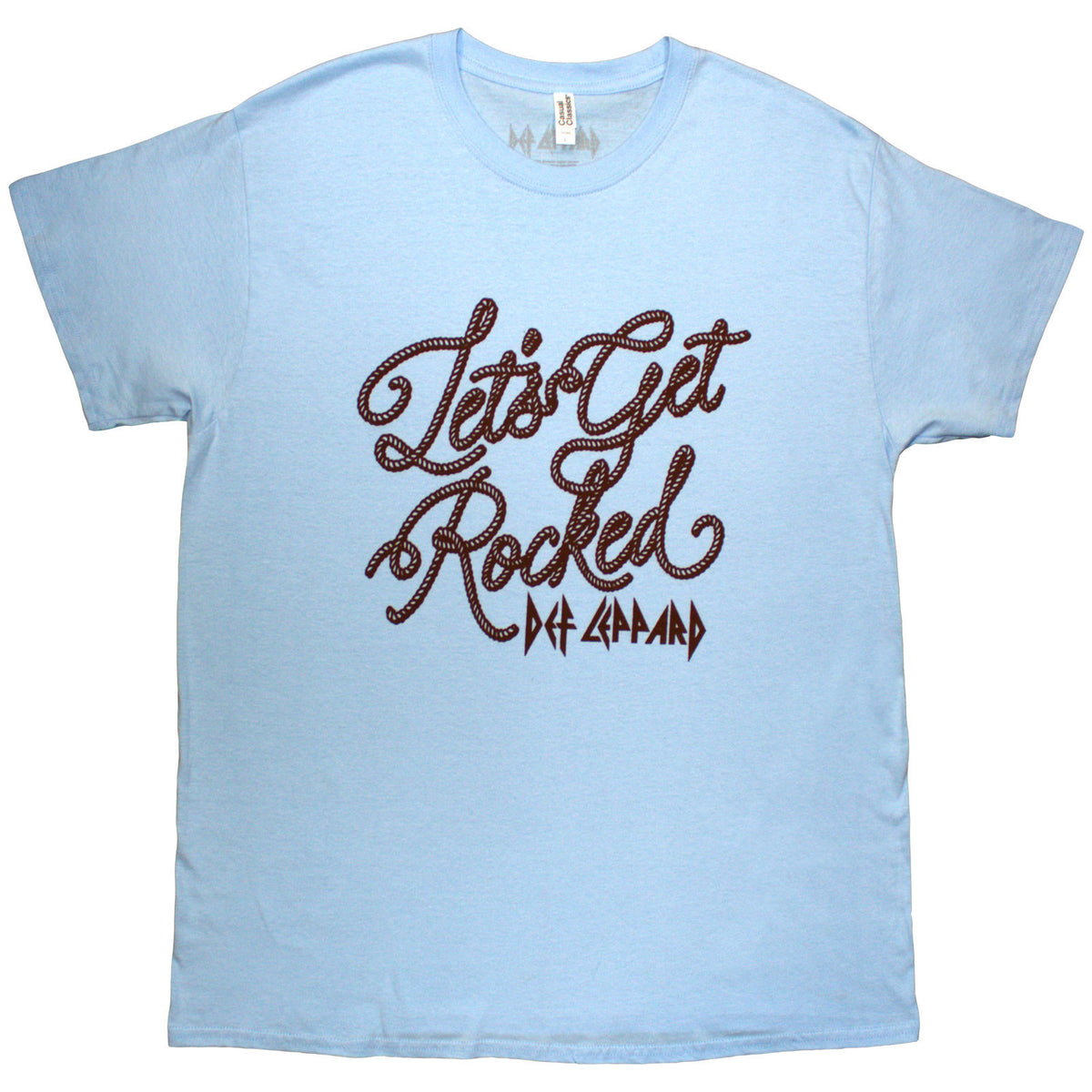 Def Leppard Rocked Rope T-shirt Front