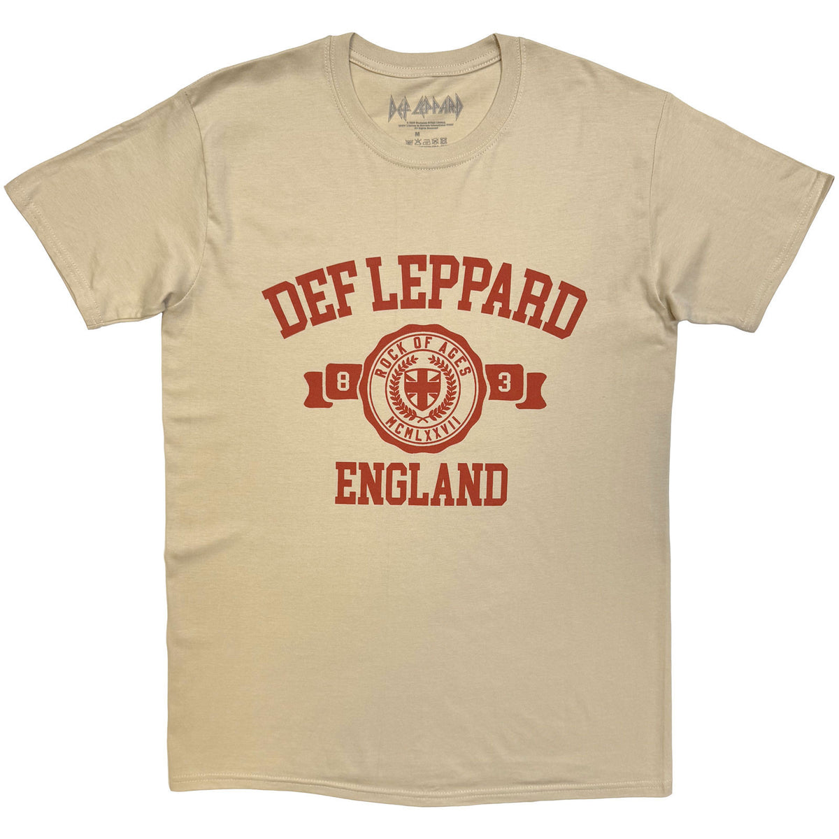 Def Leppard Rock Of Ages T-shirt Front