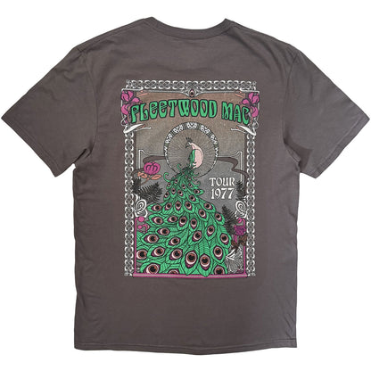 Fleetwood Mac Peacock Tour '77 T-shirt Back