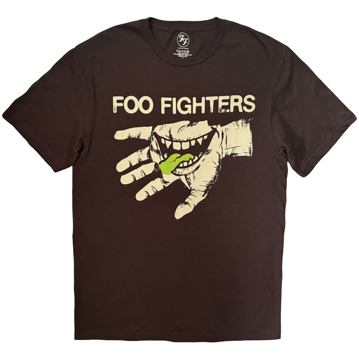 Foo Fighters Hand Teeth T-shirt Front