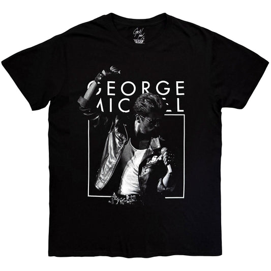 George Michael B&w Faith T-shirt Front