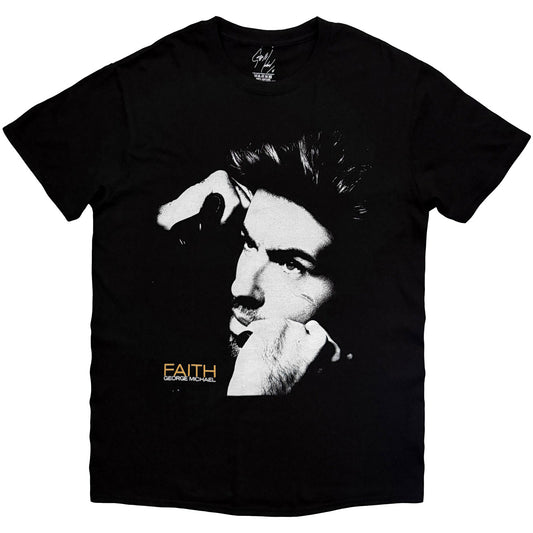 George Michael Faith Cover T-shirt Front