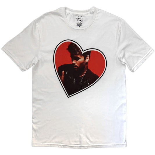 George Michael Heart T-shirt Front