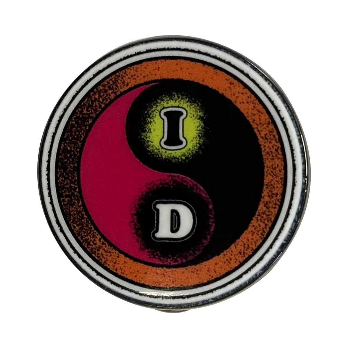 Imagine Dragons Yin & Yang Pewter Pin Badge Front
