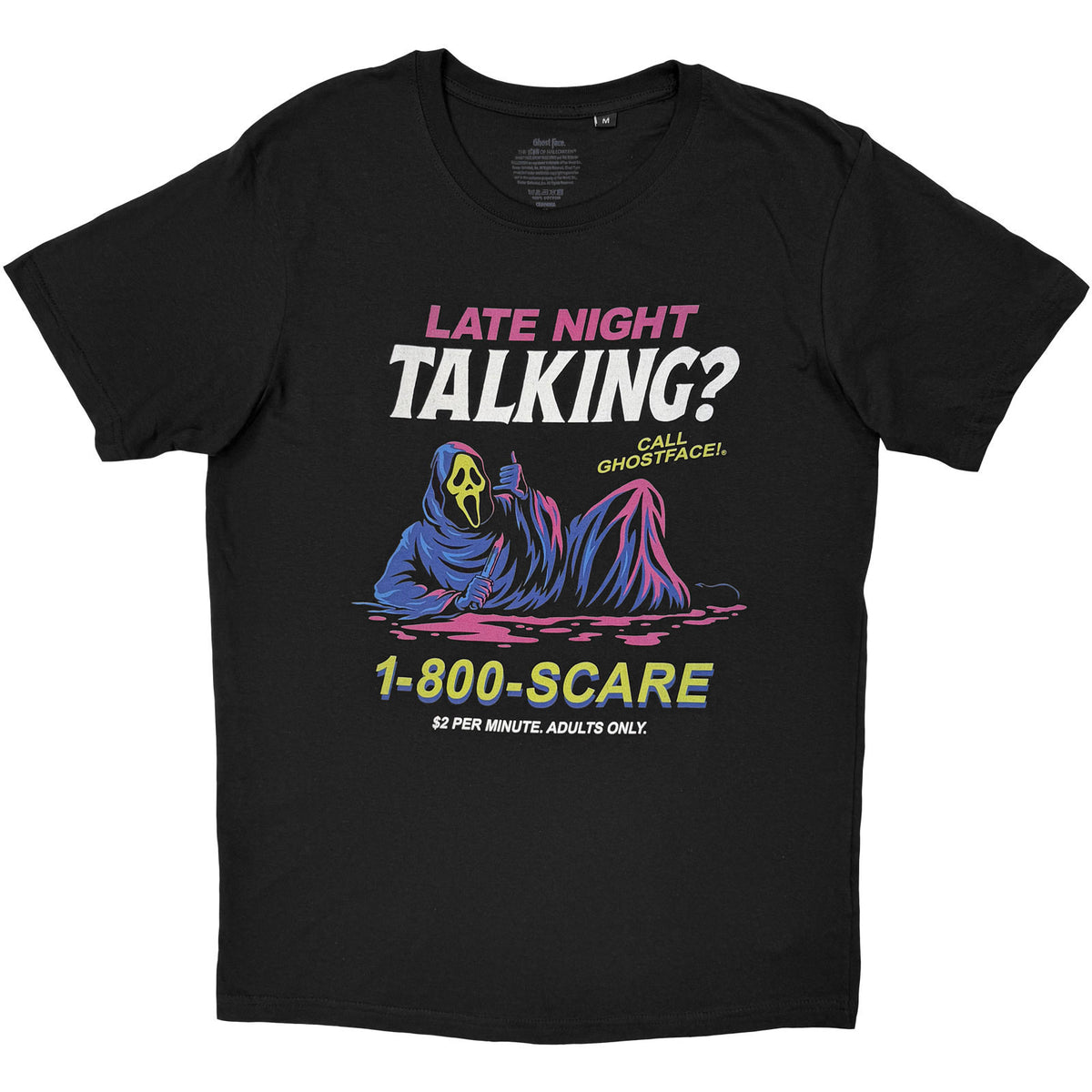 Scream (movie) Late Night Talking T-shirt Front