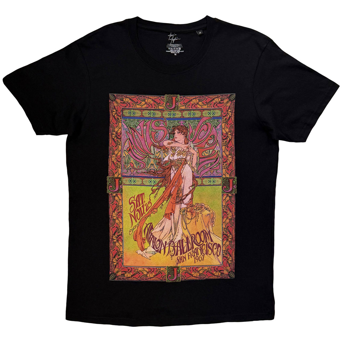 Janis Joplin Avalon Ballroom T-shirt Front