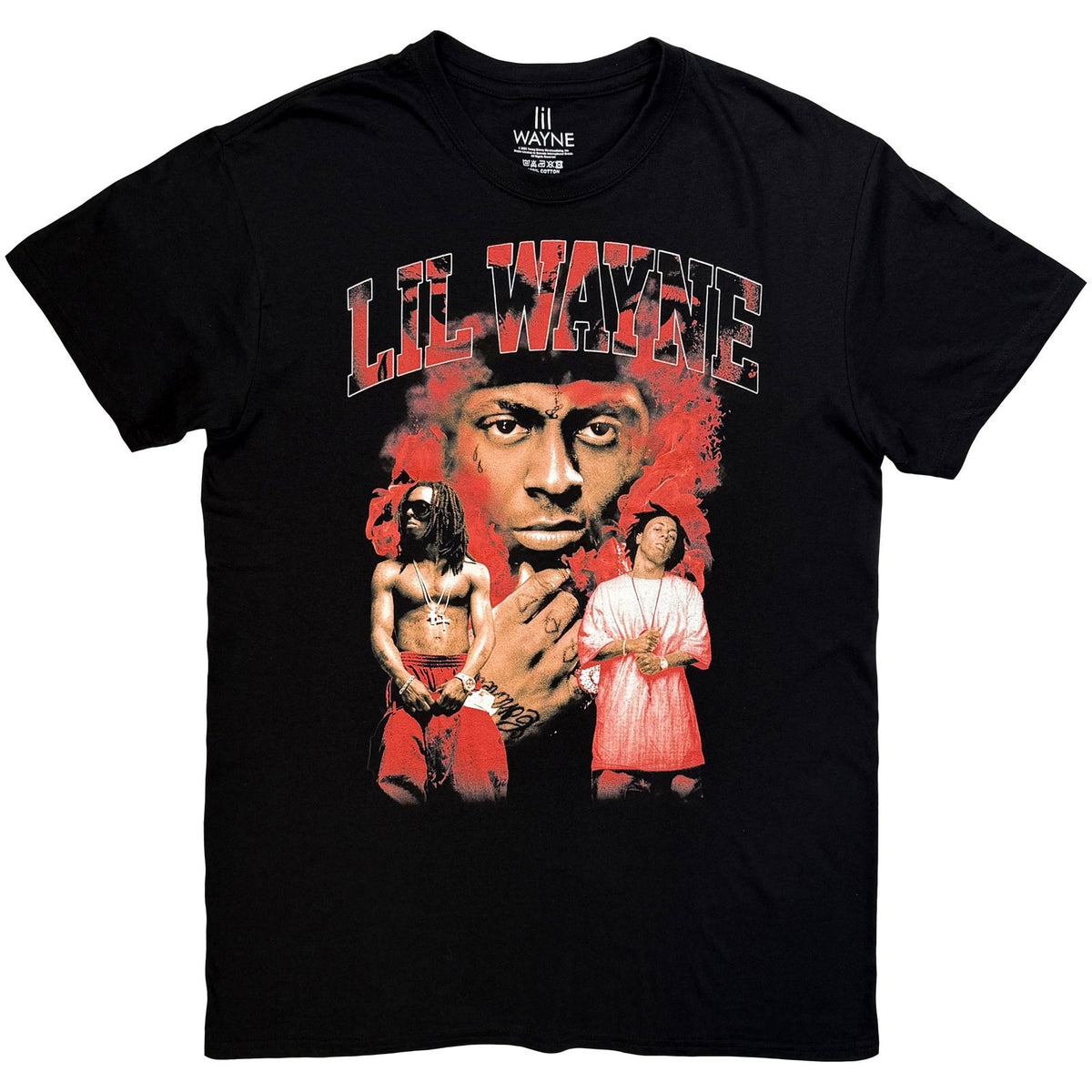 Lil Wayne Fire T-shirt Front