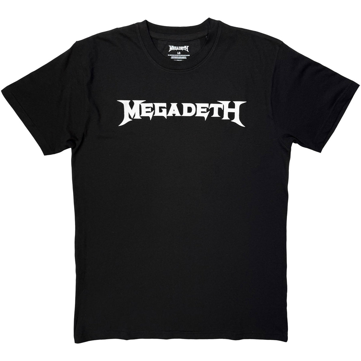 Megadeth Logo Mono T-shirt Front