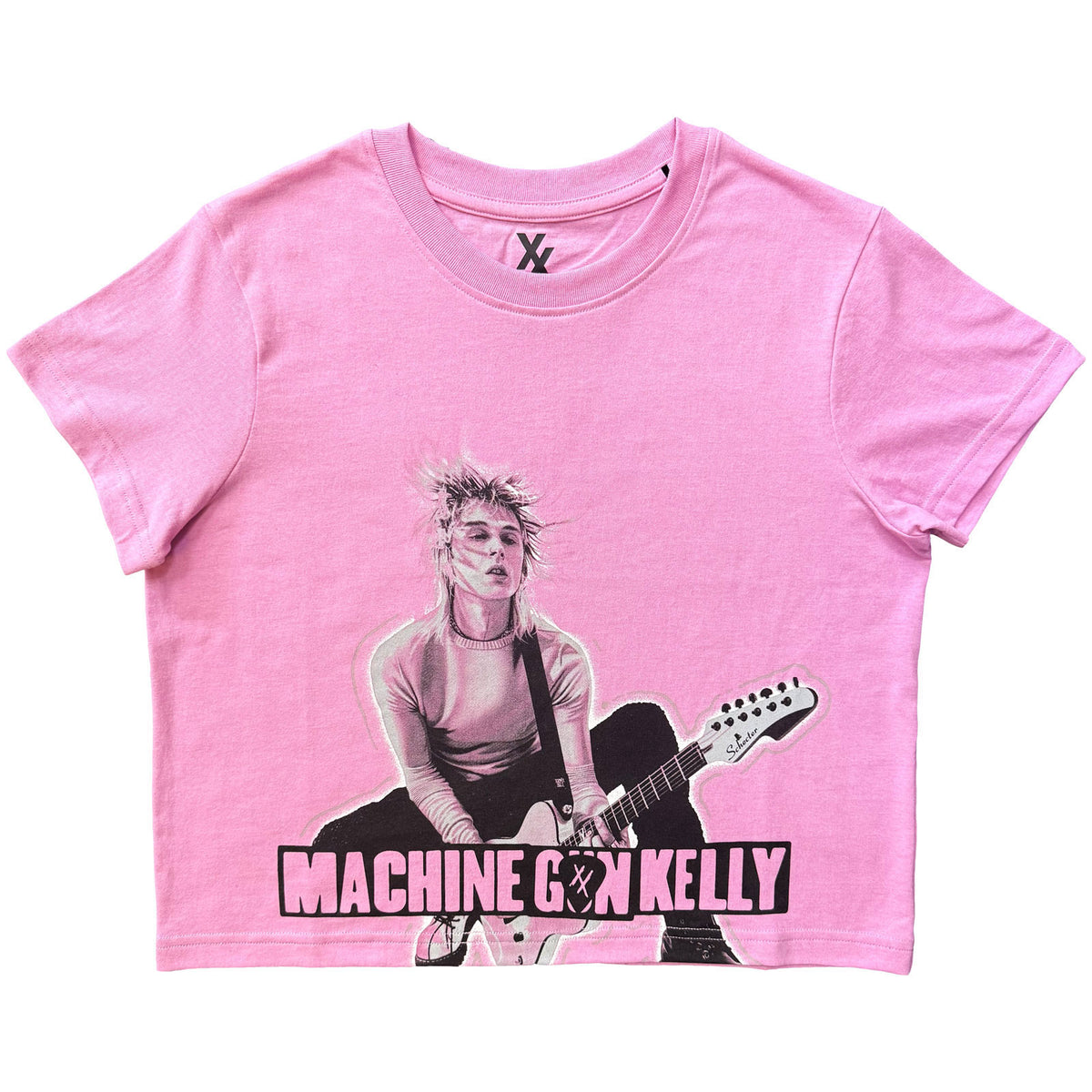 Machine Gun Kelly (Music) Guitar Crop Top Girls Jr Front