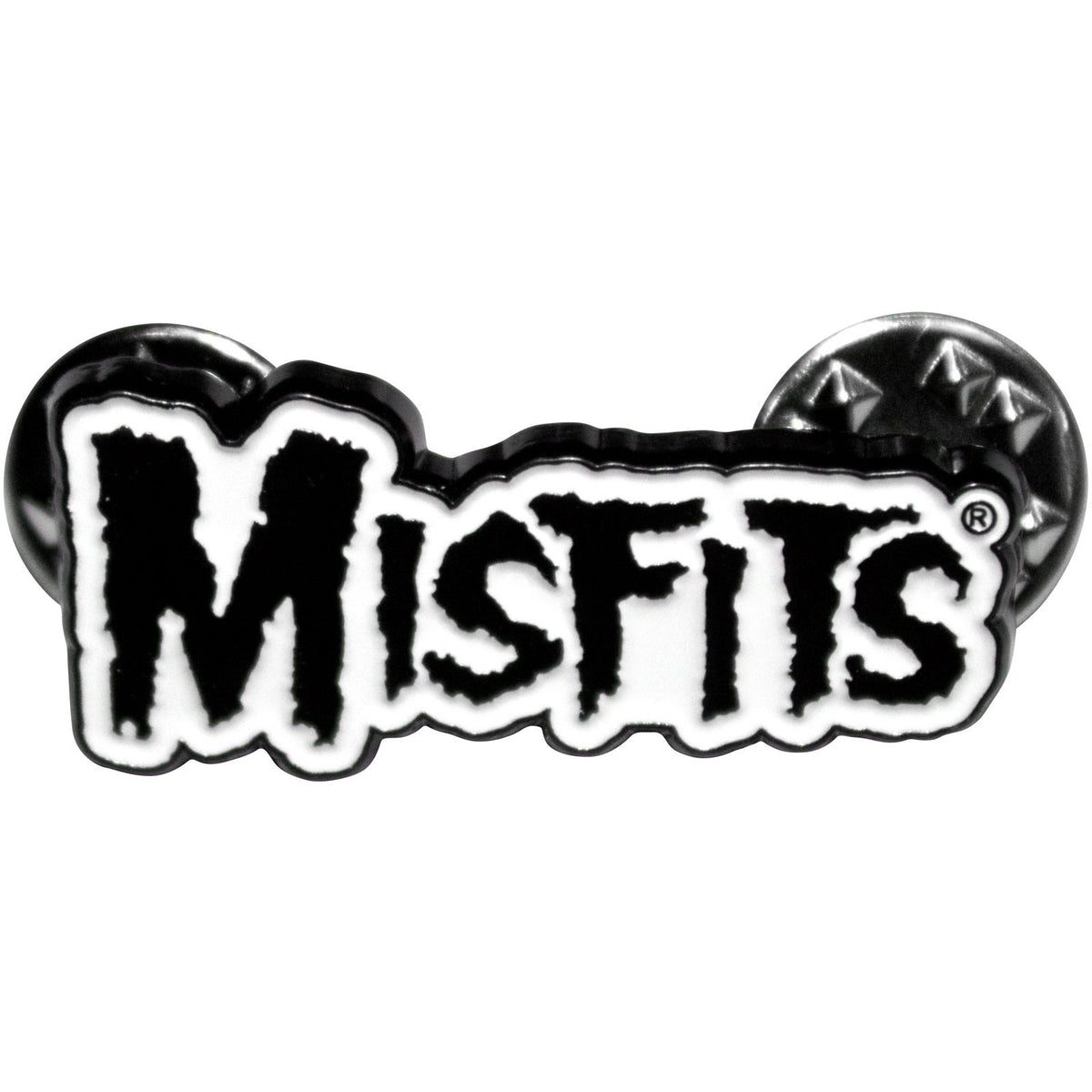 Misfits Logo Pewter Pin Badge Front