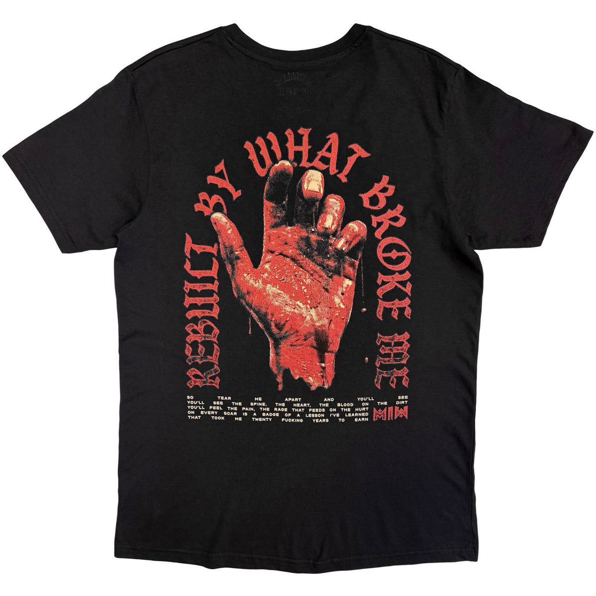 Motionless In White Hand T-shirt Back