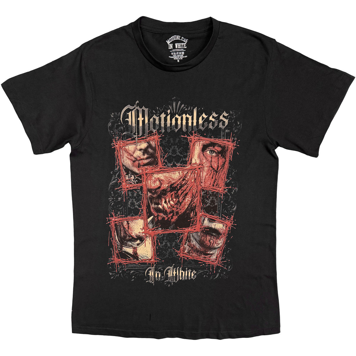 Motionless In White Torn In Time T-shirt Front