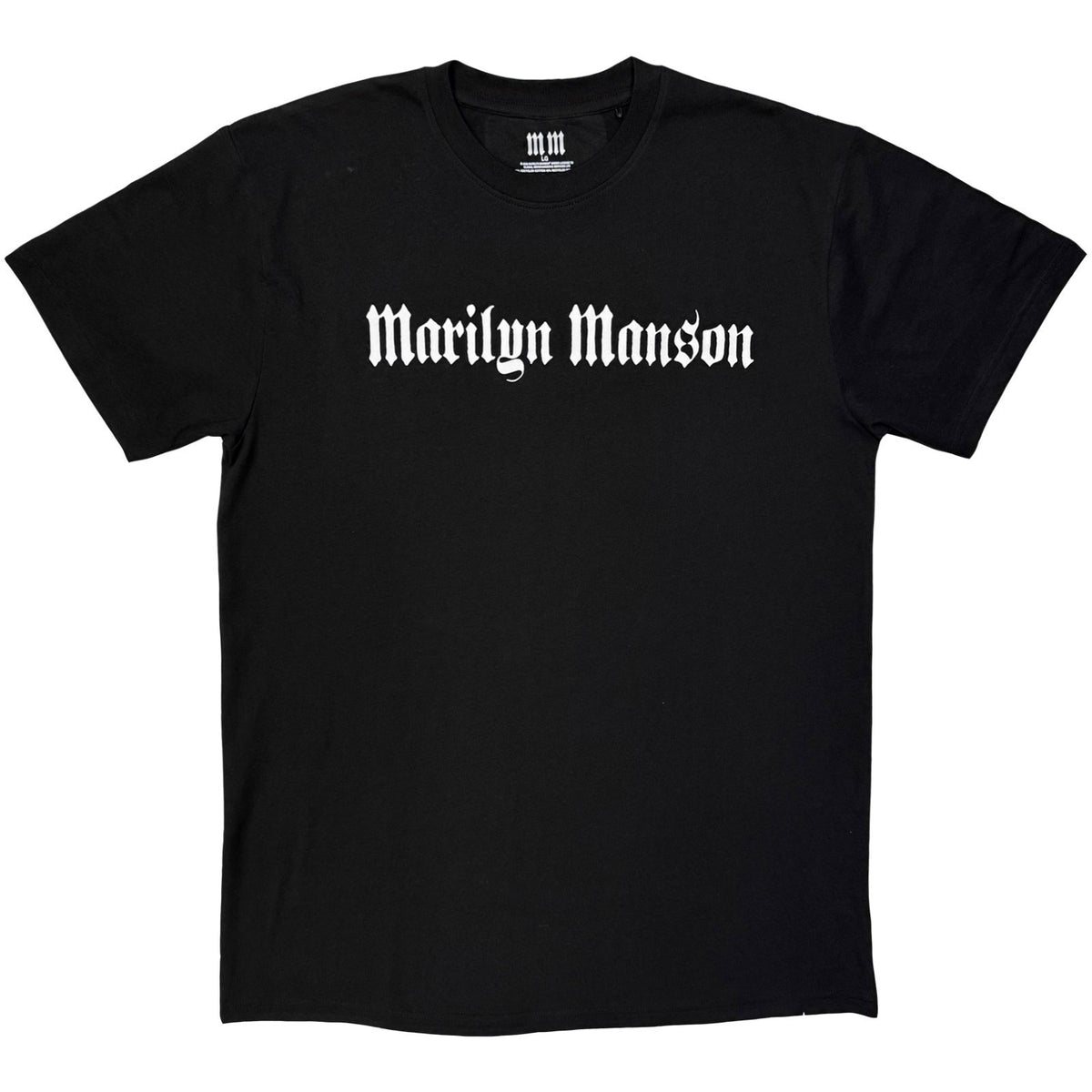 Marilyn Manson Logo Mono T-shirt Front