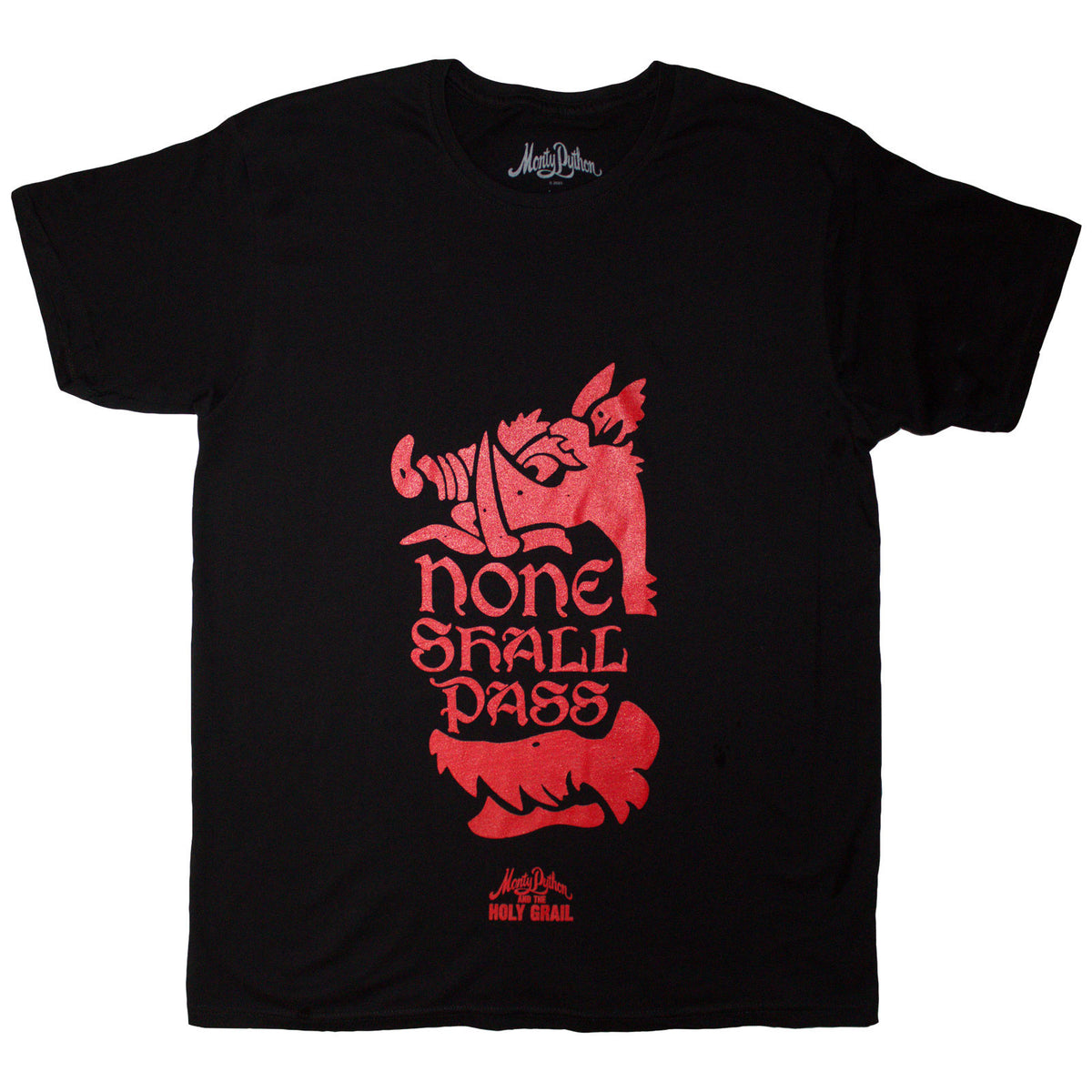 Monty Python None Shall Pass T-shirt Front