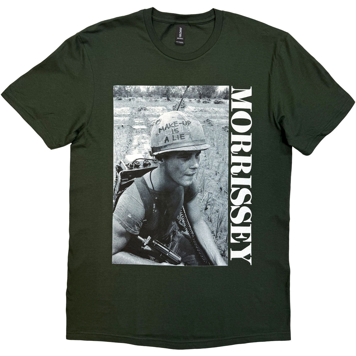 Morrissey Mim Make-up Is A Lie T-shirt Front