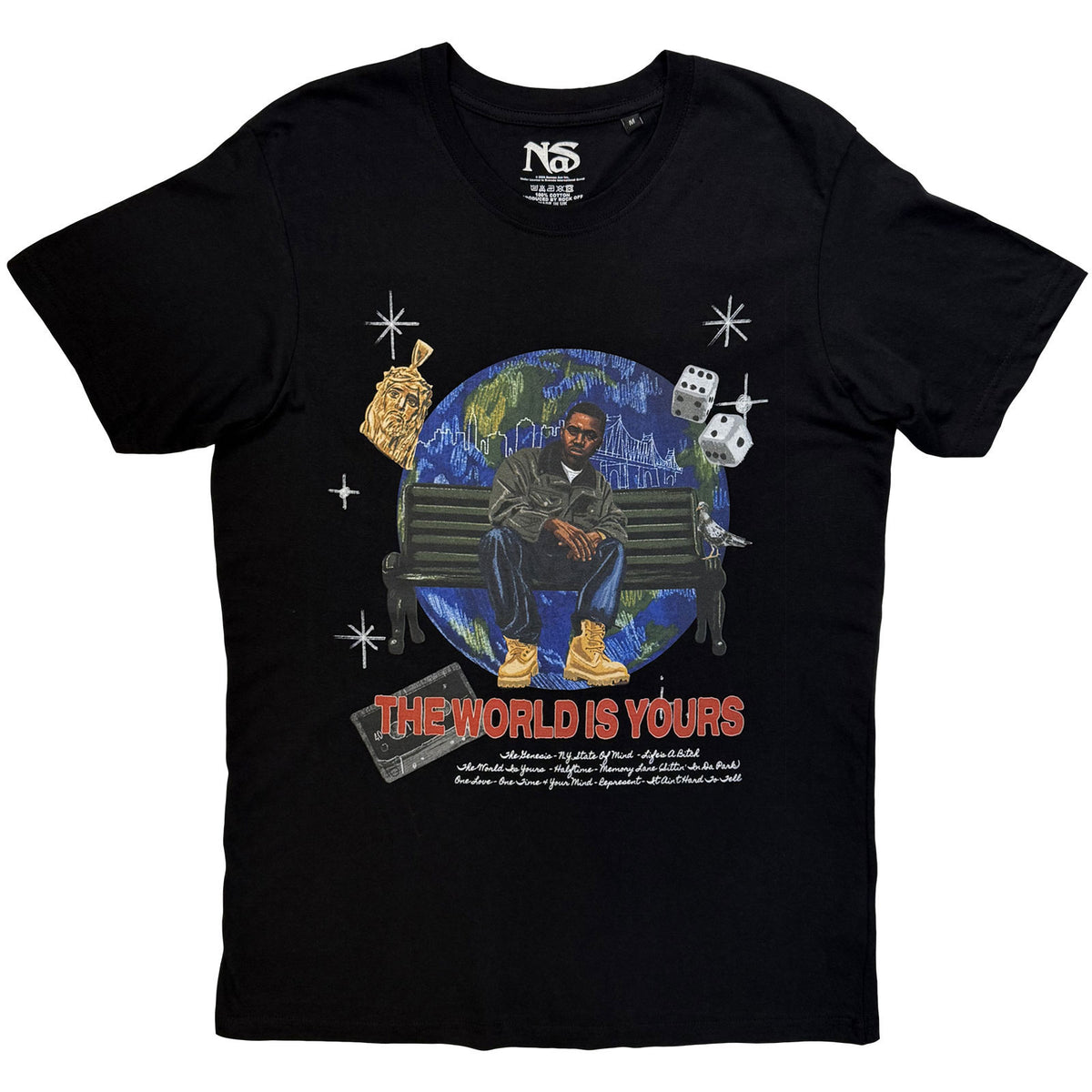 Nas The World Is Yours T-shirt Front