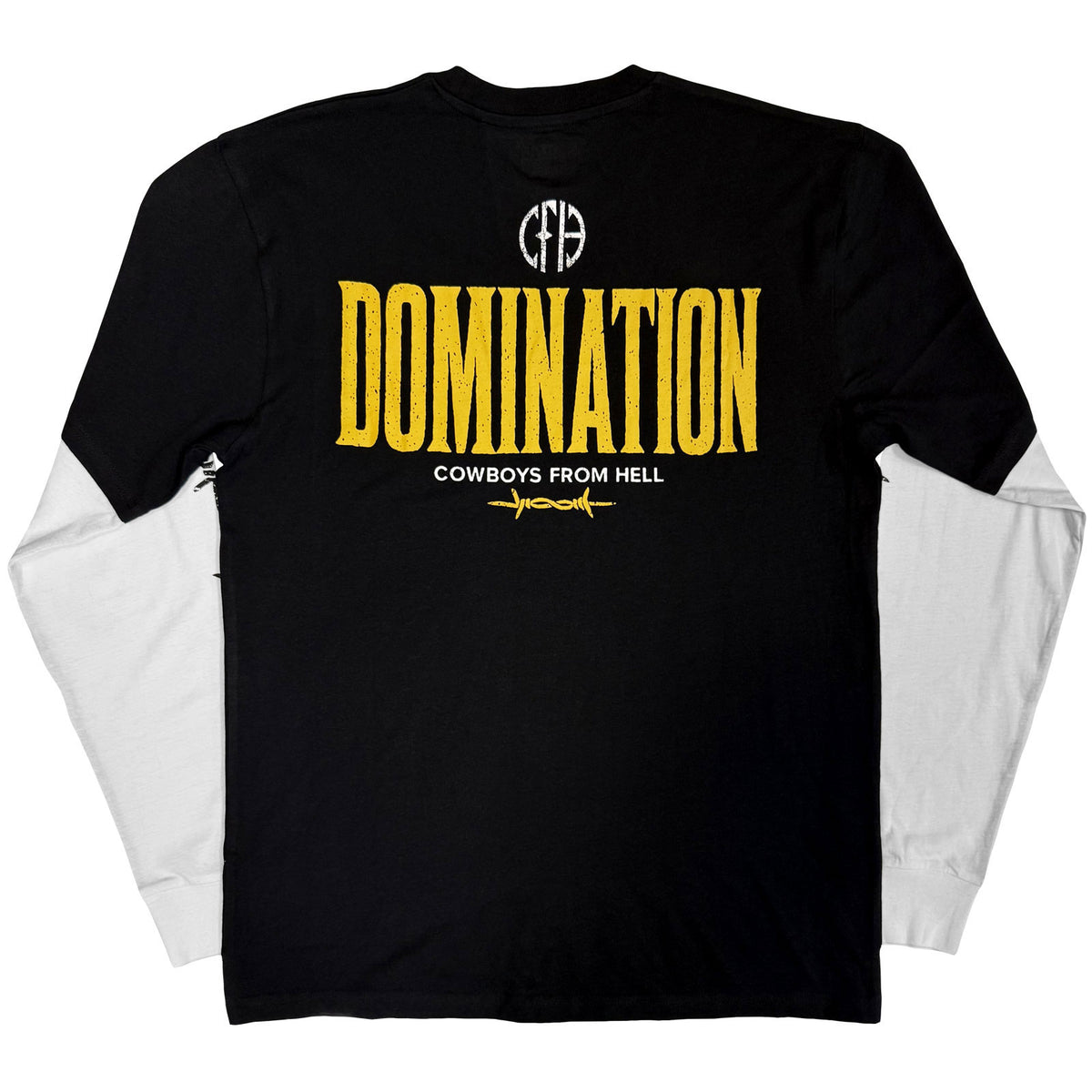 Pantera Texas To Domination Layered Long Sleeve Back