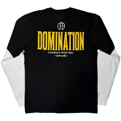Pantera Texas To Domination Layered Long Sleeve Back