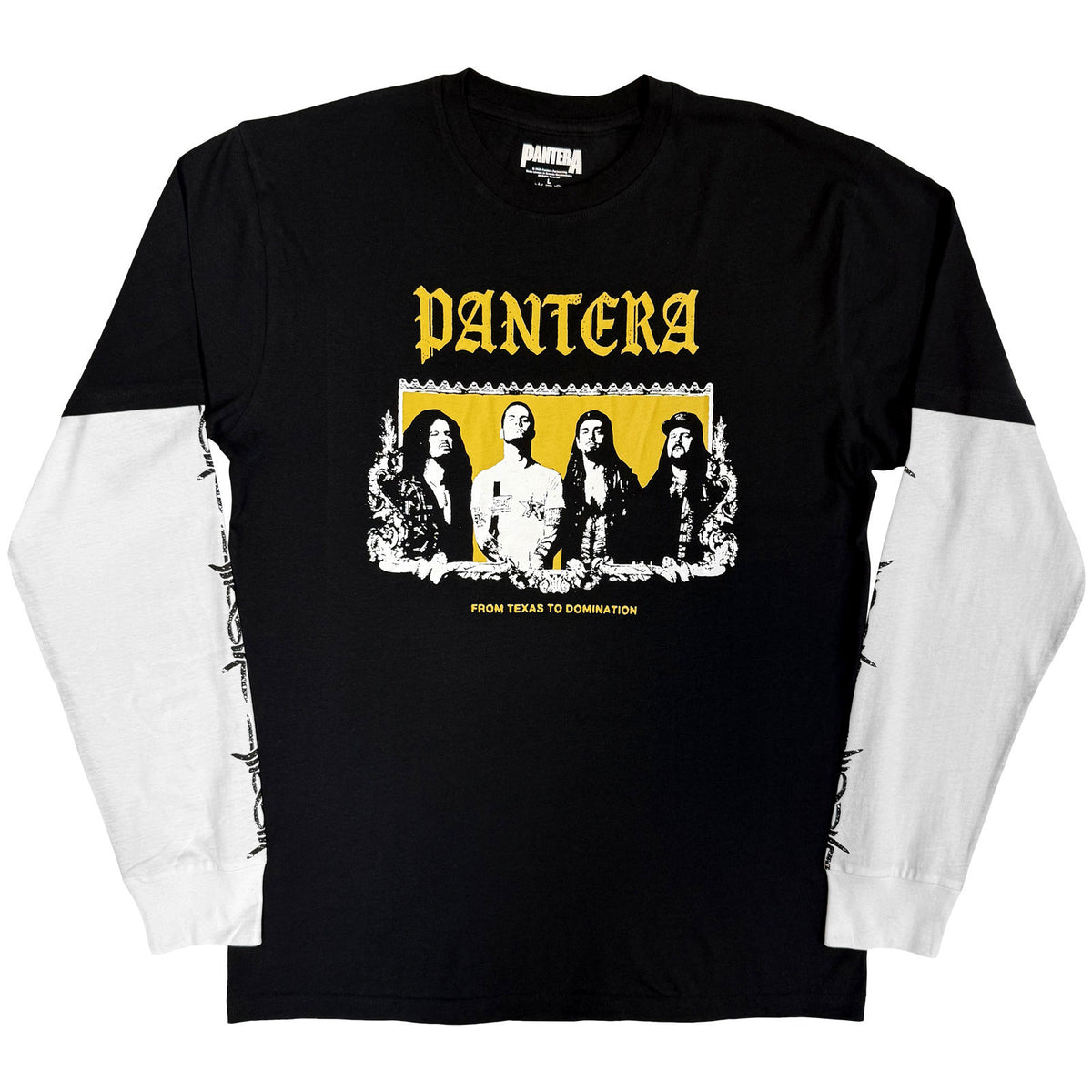 Pantera Texas To Domination Layered Long Sleeve Front