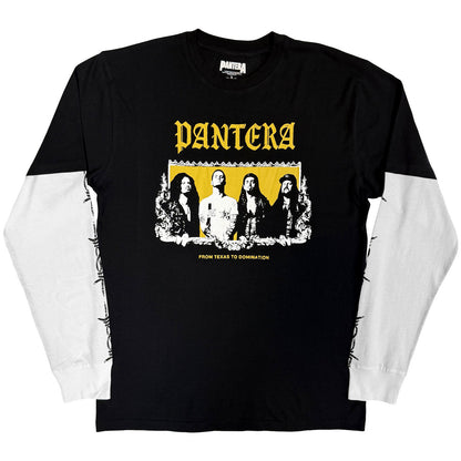 Pantera Texas To Domination Layered Long Sleeve Front