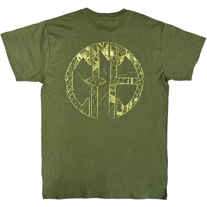 Pantera Green Logo T-shirt Back