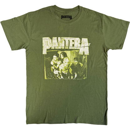 Pantera Green Logo T-shirt Front