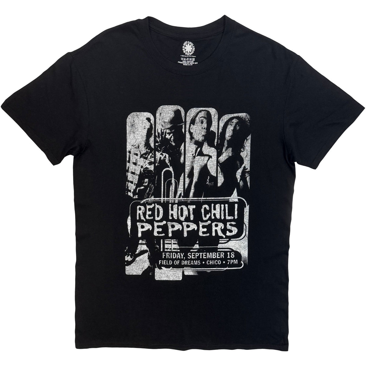 Red Hot Chili Peppers Field Of Dreams Flyer T-shirt Front