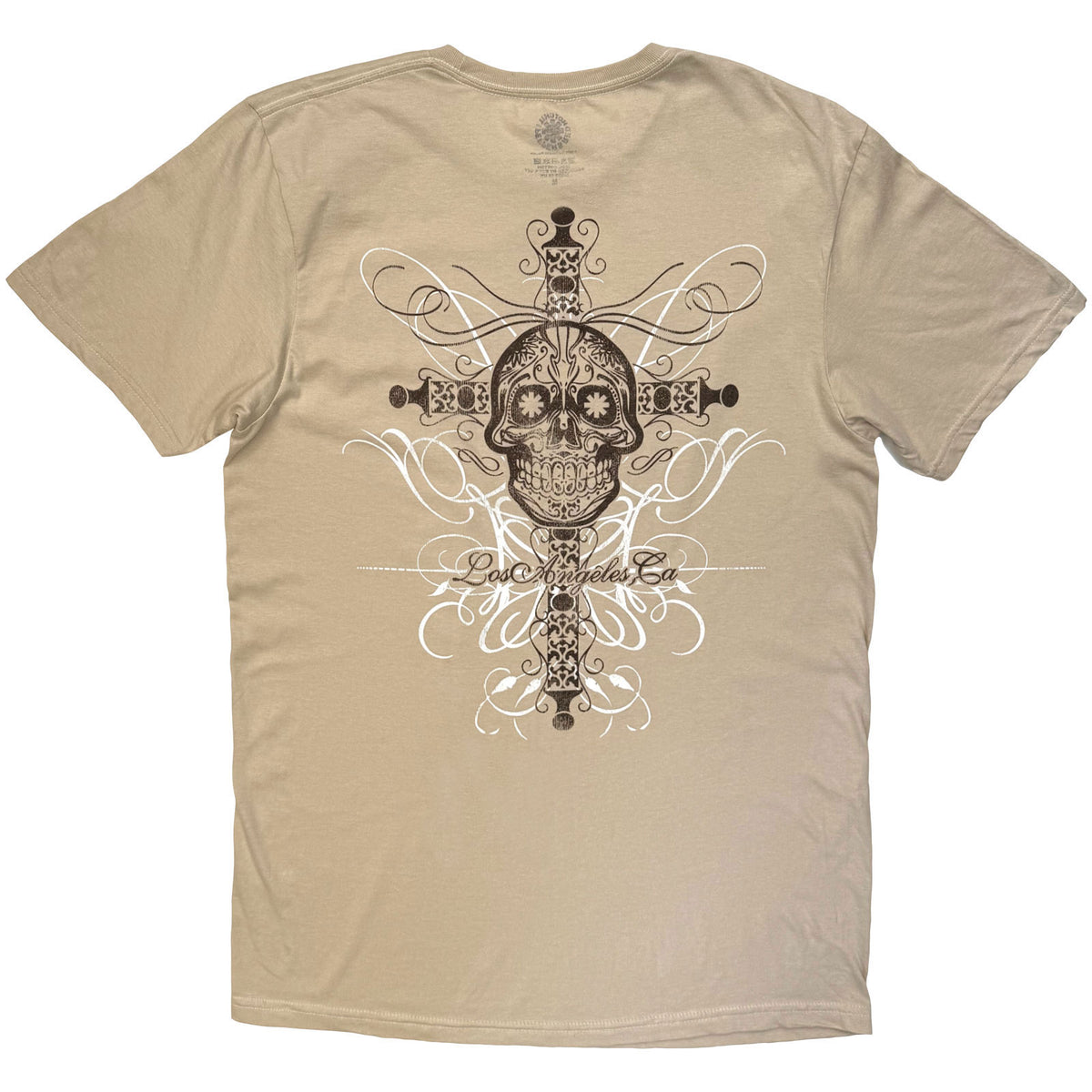 Red Hot Chili Peppers Skull Cross T-shirt Back