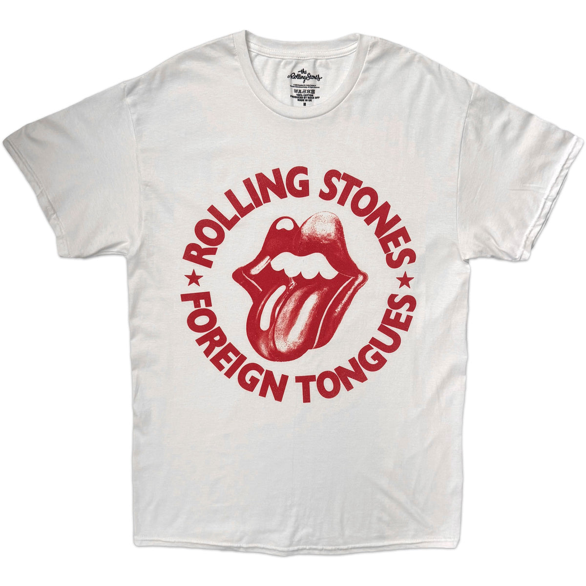Rolling Stones Foreign Tongues Circle T-shirt Front