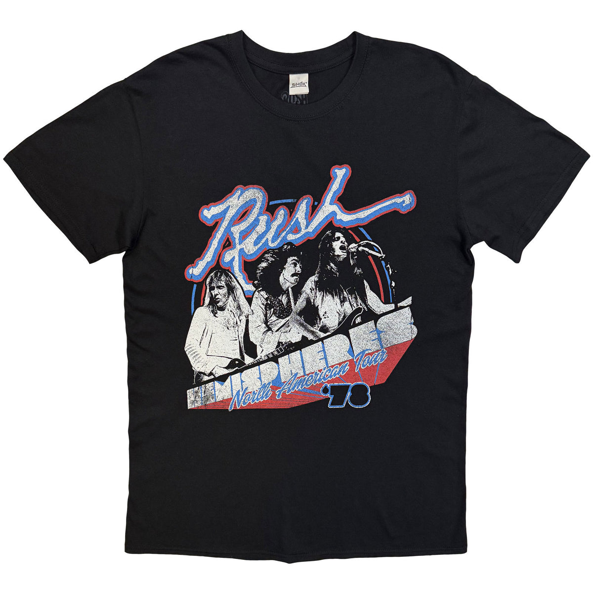 Rush Tour 1978 T-shirt Front