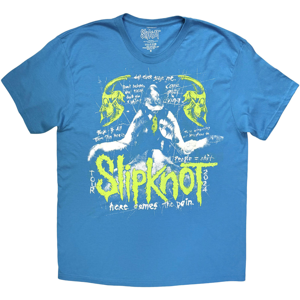 Slipknot Tour '24 Scratch T-shirt Front
