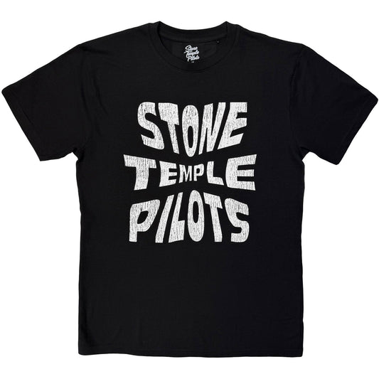 Stone Temple Pilots Logo Mono T-shirt Front