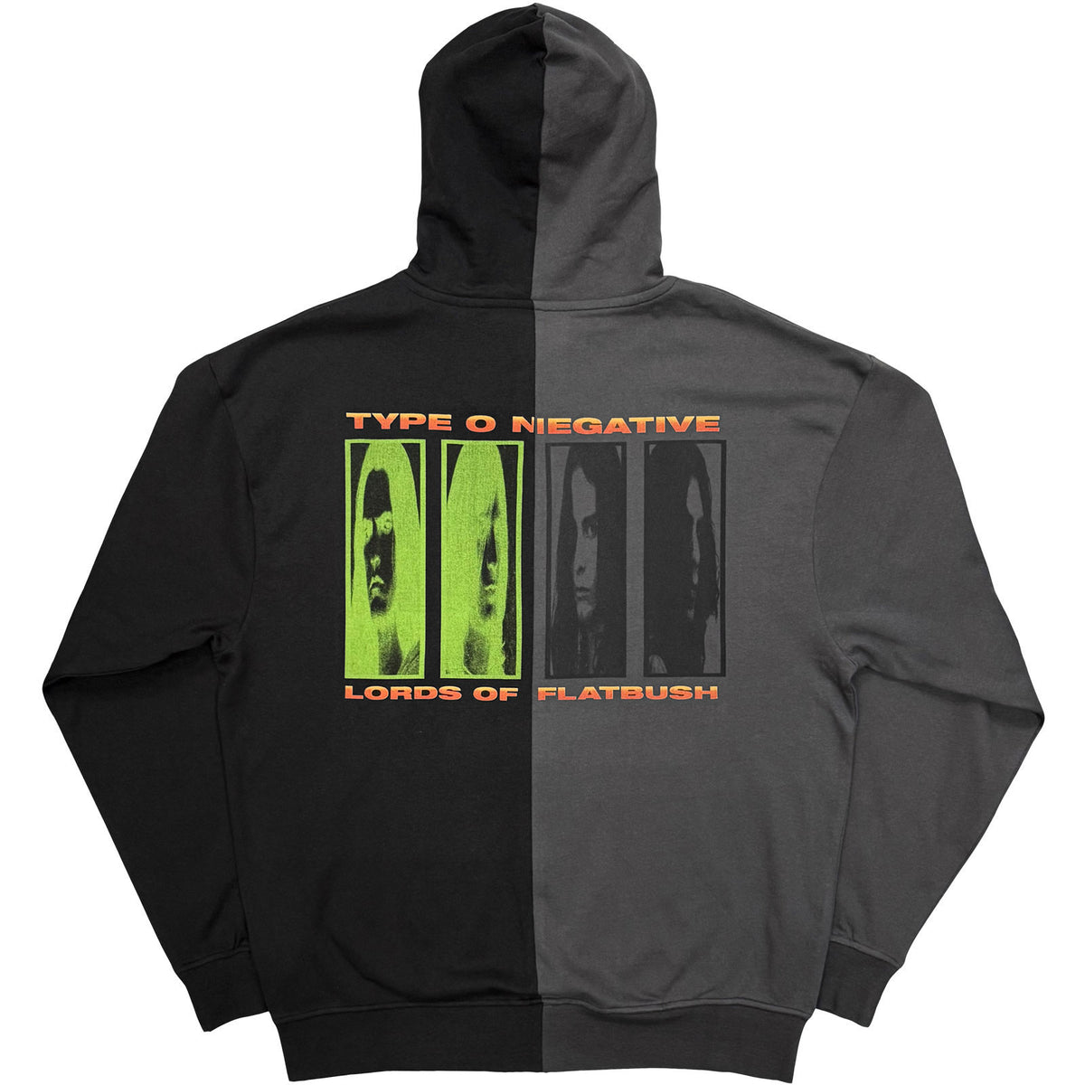 Type O Negative Suspended In Dusk Zippered Hooded Sweatshirt Back