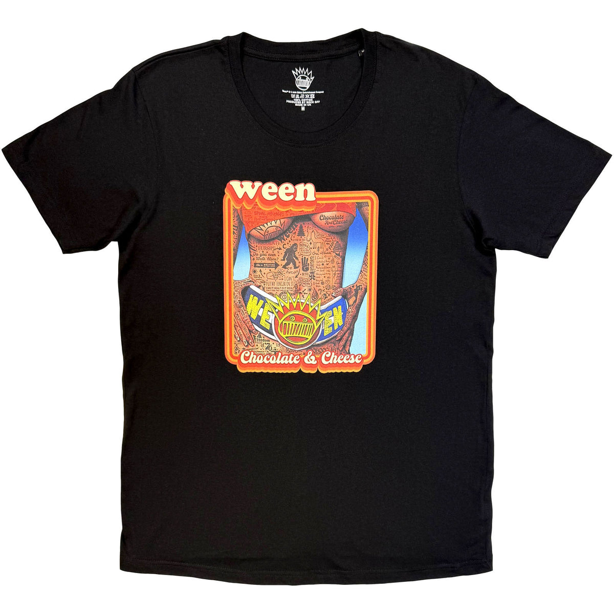 Ween Chocolate & Cheese T-shirt Front