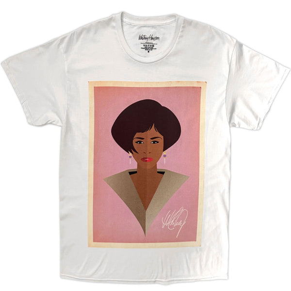 Official Whitney Houston Icon T-shirt | Rockabilia