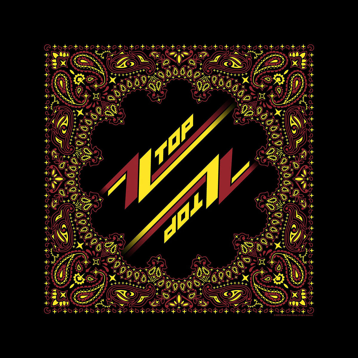ZZ Top Logo Bandana Front