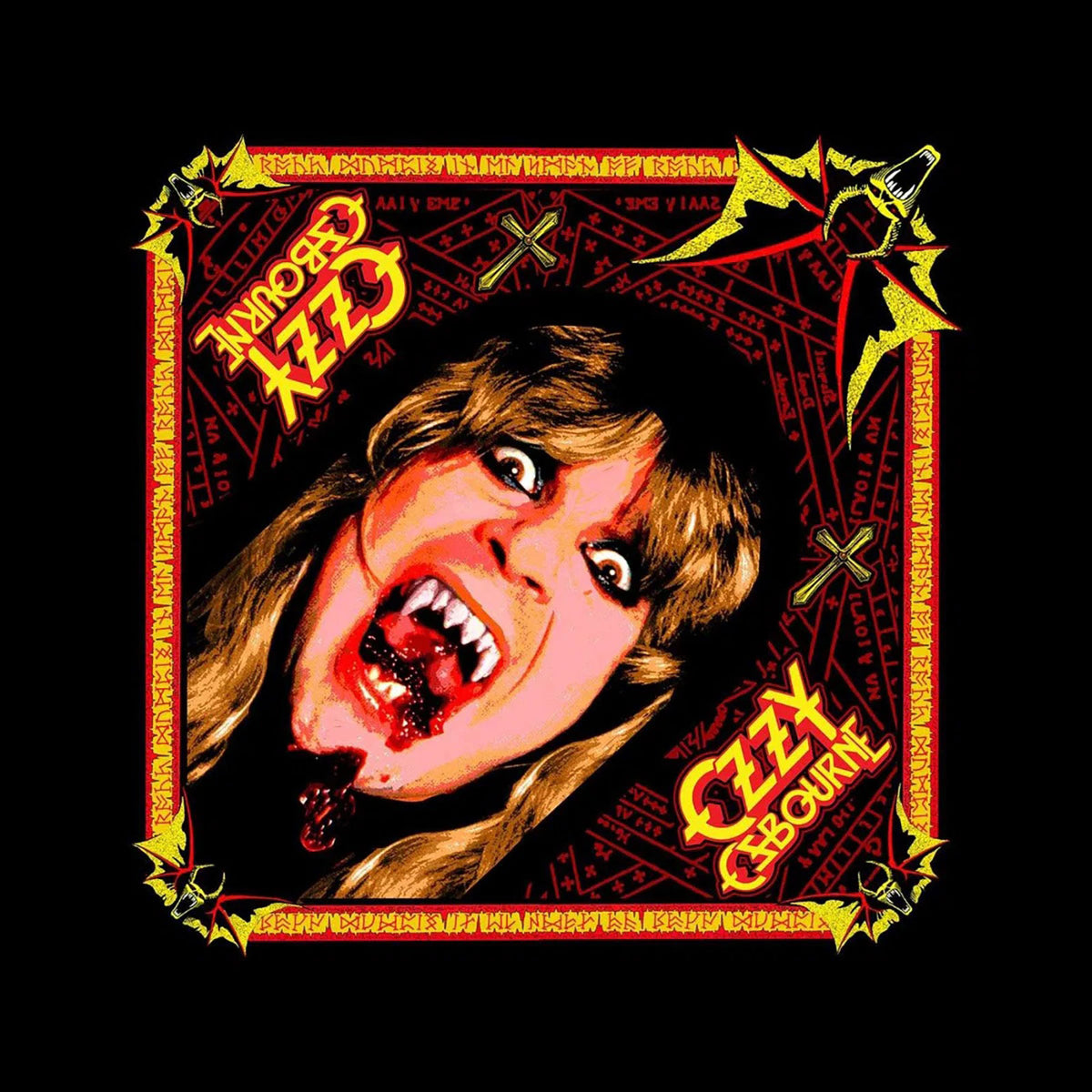Ozzy Osbourne Speak Of The Devil Bandana Front