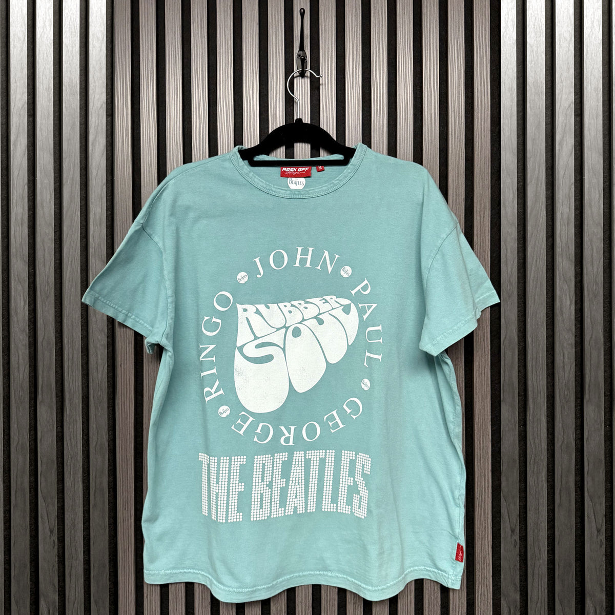 Beatles Rubber Soul Circle T-shirt Back